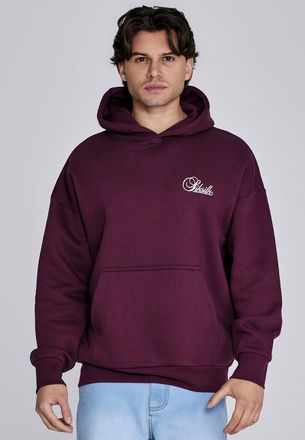 Siksilk Hombres Borgo&ntilde;a Essentials Sudadera con Capucha XXL