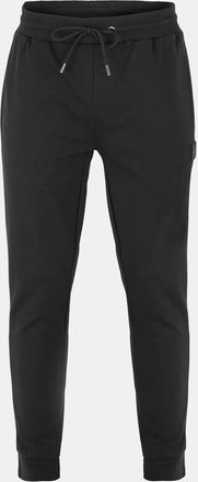 HUGO BOSS Mens Lamont 82 Solid Patterned Slim Joggers in Black - Size 2XL