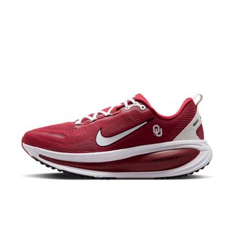 Nike Mens College Vomero 18 (Oklahoma) Road Running Shoes in Red | IQ6883-600