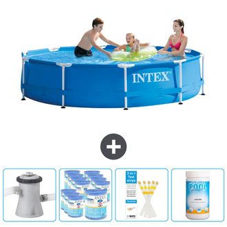Intex Piscina Con Estructura Redonda - 305x76 Cm - 7-piezas Scb85