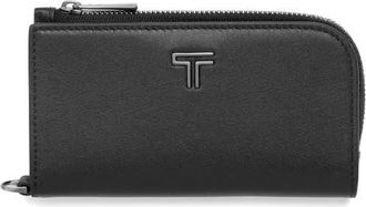 Tumi Belden L-Zip Card Case in Black/gunmetal at Nordstrom