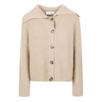 Yves Salomon Veste 50cm - - Knitwear - Donna - Beige - L