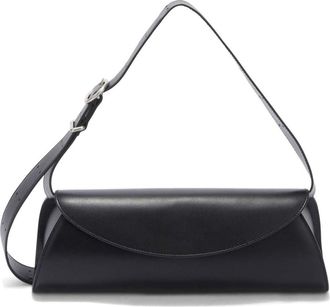 Jil Sander Cannolo Grande shoulder bag - men - Calf Leather - One Size - Black