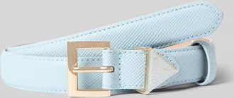 Guess G&uuml;rtel aus echtem Kalbsleder Modell Noelle in Hellblau, Gr&ouml;&szlig;e XS