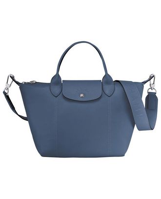 Longchamp Handtasche aus Leder Le Pliage S, Frau, Grau, TU