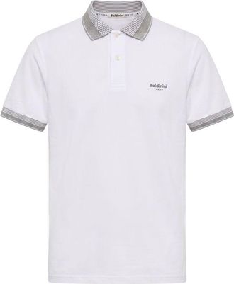 Baldinini White Cotton Men Mens Polo-Shirt