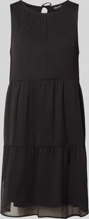 Pieces Regular Fit Chiffonkleid in Cr&ecirc;pe-Optik Modell LARA in Black, Gr&ouml;&szlig;e XL
