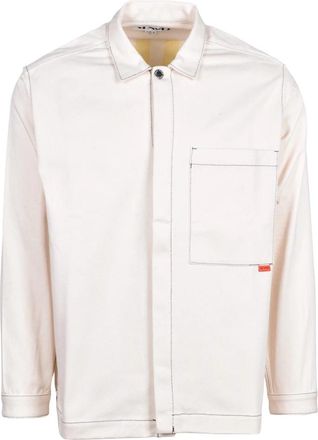 Sunnei overhemd - Heren - Casual Overhemden - Beige - XL - Katoen - Overhemden