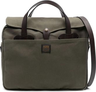 Filson Groene Foldover Top Tas - Heren - Handtassen - Groen - ONE Size - Tassen