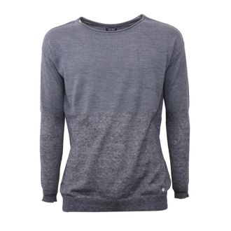 Armani Donkergrijze Wollen Trui - Dames - Ronde hals truien - Grijs - XS - Wol - Truien & Vesten