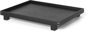 Ferm Living Bon Holztablett, large / schwarz