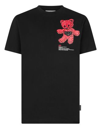 Philipp Plein T-Shirt Met Ronde Hals En Korte Mouwen Teddy