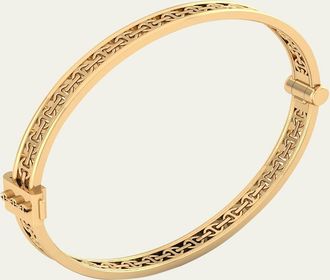 Hoorsenbuhs 18K Yellow Gold Tri-Link Chassis Bracelet