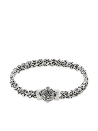 Emanuele Bicocchi braided-chain bracelet - Silver