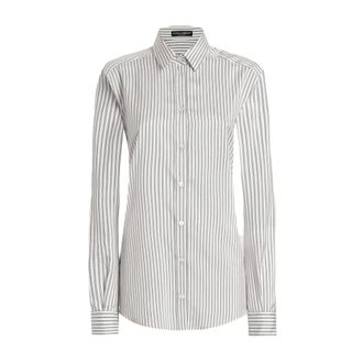 Dolce & Gabbana Shirts, female, White, Size: S Shirt Rigato S8051