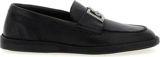Dolce & Gabbana Black Leather Loafers
