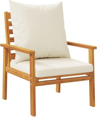 vidaXL Vidaxl - Sill&oacute;n De Jard&iacute;n Con Cojines 2 Uds Madera Maciza Acacia