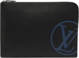 Louis Vuitton Pre-owned Clutches, female, Black, Size: ONE SIZE Pre-owned Pochette Jour GM NM Clutch