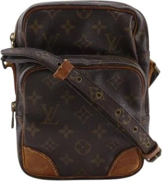 Louis Vuitton Pre-owned Cross Body Bags, female, Brown, Size: ONE SIZE Pre-owned Vintage Monogram Shoulder Bag