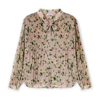 Motivi Overhemden, Dames, Veelkleurig, M, Chiffon, Bloemenpatroon chiffon blouse