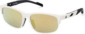 Adidas Sport SP0068 24G Mens Sunglasses White Size 57