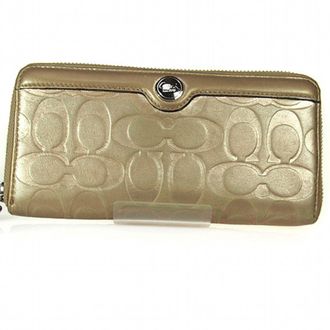 Coach Gold Long Wallet (Bi-Fold) (Pre-Owned)