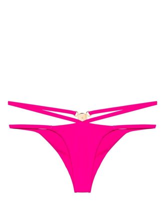 Versace Bikinislip met Medusa plakkaat - Roze