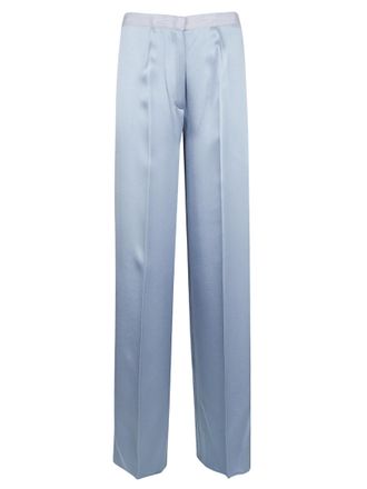 Forte_Forte Anvers High-Waisted Shiny Satin Wide-Leg Pants
