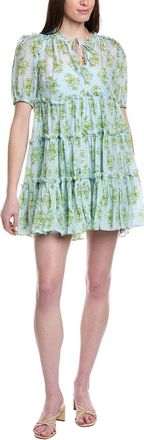Cinq &agrave; Sept Papyrus Silk-Blend Madara Dress