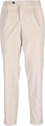 BRIGLIA 1949 Rechte broek - Heren - Straight fit broeken - Beige - 2XL - Katoen - Broeken
