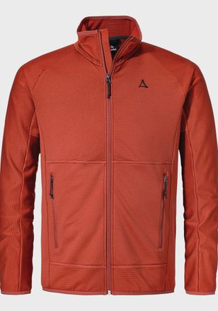 Sch&ouml;ffel Fleecejacke SCH&Ouml;FFEL Fleece Jk Style Cascata MNS, Herren, Gr. 54, rot (5590, rot), Oberstoff: 94% Polyester, 6% Elasthan, regular fit, hoch geschlosse