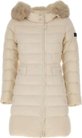 Peuterey Seriola Ml 06 Bontjas - Dames - Gewatteerde jassen - Wit - XS - Polyester - Jassen