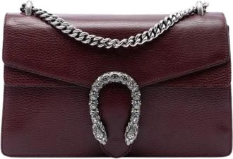 Gucci Pre-owned Dionysus Schoudertas - Dames - Vintage Schoudertas - Rood - ONE Size - Leer - Vintage