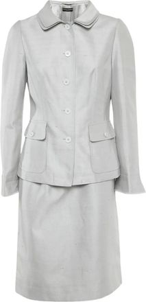 Dolce & Gabbana Completo due pezzi in cotone - Grigio