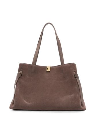Yuzefi Handbag Suede Gyoza Tote Bag