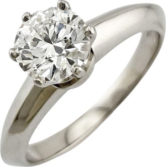 Tiffany & Co. Silver Platinum 950 Band Ring (Pre-Owned)