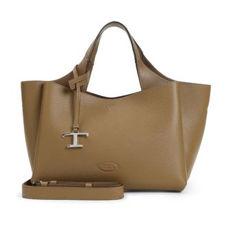 Tod's Dames, Tassen, Beige, Maat: ONE Size Leer