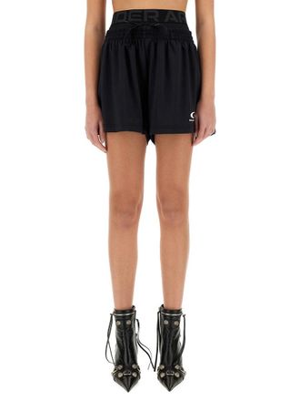 Balenciaga Stretch Polyester Shorts - Black