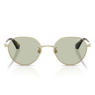Burberry Sunglasses Be3173 D 1109/2 Light Gold/Light Green Unisex