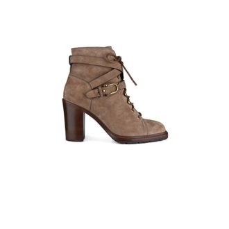 Ralph Lauren Schoenen, Dames, Bruin, 38 EU, Su&egrave;de, Evarista Suede Boot