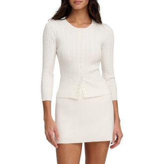 Favorite Daughter The Keepsake Cardigan in White at Nordstrom, Size X-Small