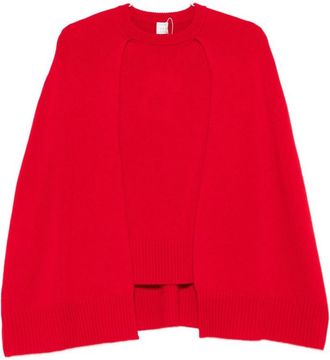 Toteme Red Crew Neck Sweater