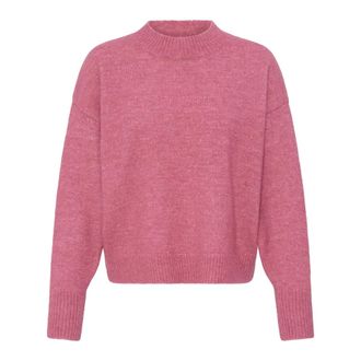 Ichi Jersey de cuello redondo - Knitwear - Mujer - P&uacute;rpura - 2XL