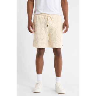 Honor The Gift Mind Maze Lace Knit Shorts in Natural at Nordstrom, Size Xx-Large