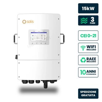 Solis Inversor V-tac Solis Trif&aacute;sico H&iacute;brido 15kw Cei 0-21 Wifi Ta Ip66