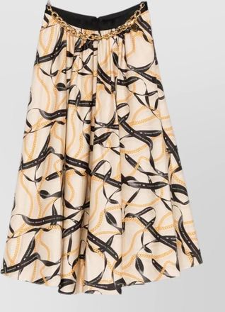 Elisabetta Franchi printed midi skirt