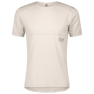 Scott Tee Endurance Tech S/S Laufshirt f&uuml;r Herren | wei&szlig;/beige