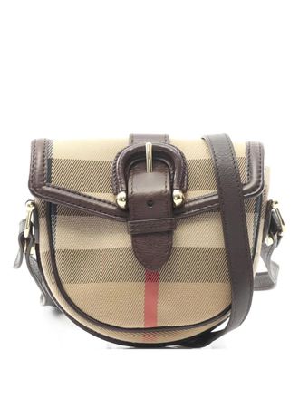 Burberry 2000s buckle-detail crossbody bag - Neutrals