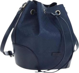Gucci Pre-owned Bolso Cubo Vintage - Pre-owned - Mujer - Azul - ONE SIZE