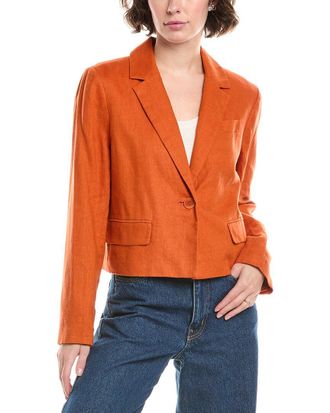 Madewell Cropped Linen Blazer